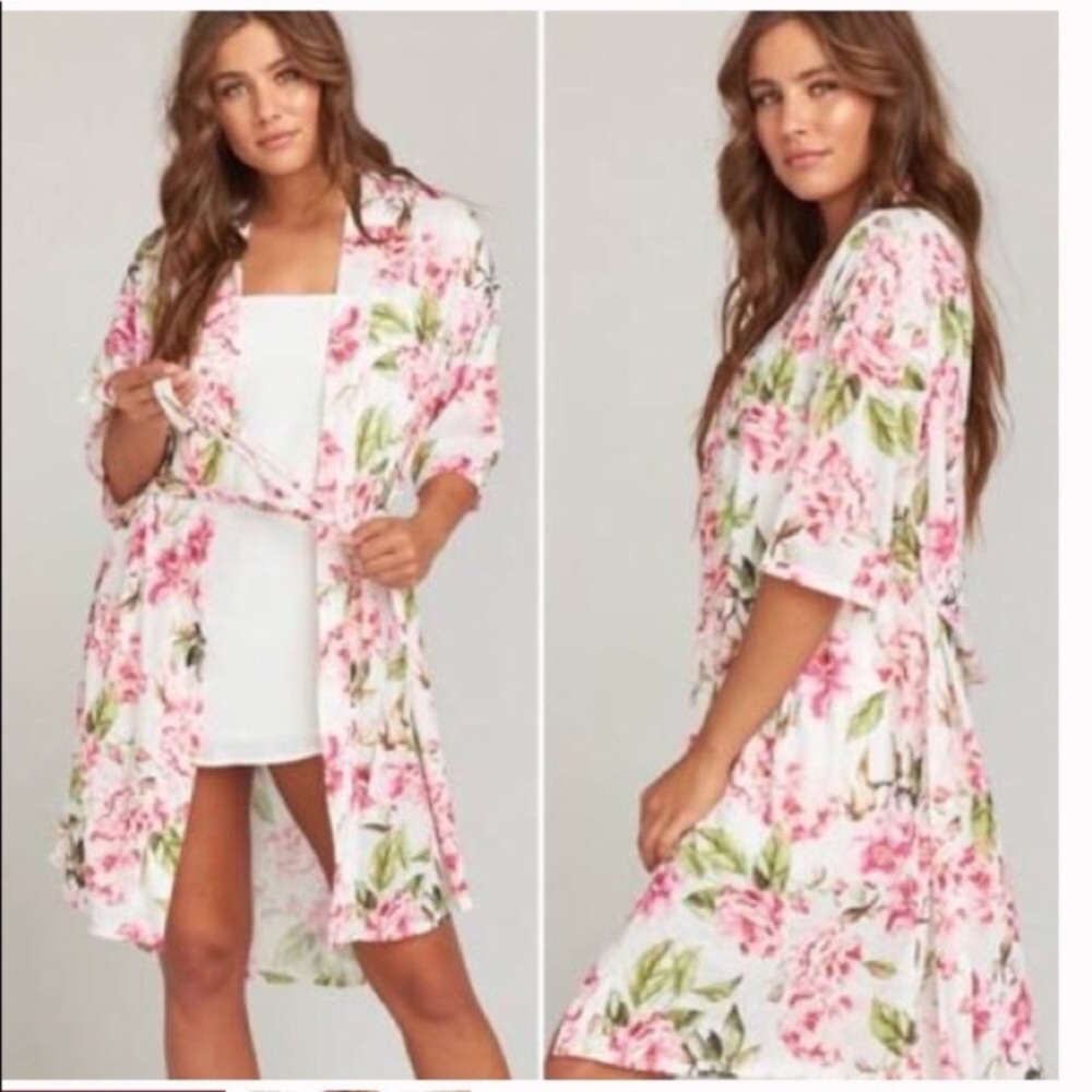 SHOW ME YOUR MUMU GARDEN OF BLOOM BRIE WRAP ROBE